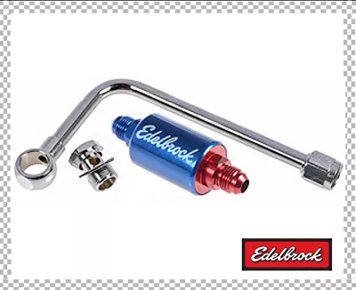 EDELBROCK PRZEWÓD GAŹNIKA -6AN Z FILTREM