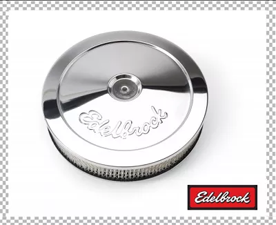 EDELBROCK FILTR POWIETRZA Chrome 10 cali