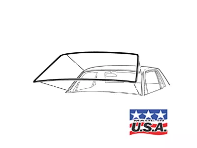 Uszczelka szyby przedniej 1964-1968 USA