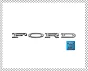 Emblem FORD na maskę 1964-66 - 2