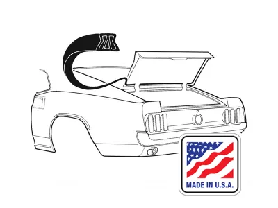 USZCZELKA BAGAŻNIKA FB 69-70 USA