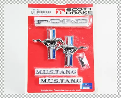 Zestaw emblemów 6 CYL i V8 1965-1966