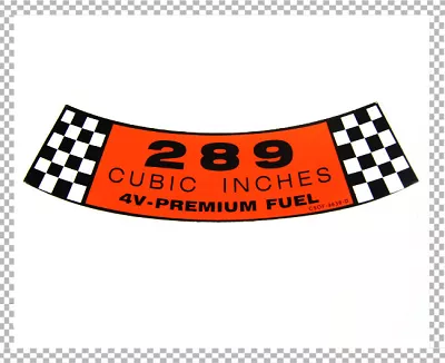 NAKLEJKA NA FILTR 289-4V 65-66