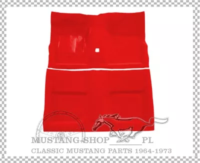 Wykładzina podłogi Coupe 1965-1968 (RED)