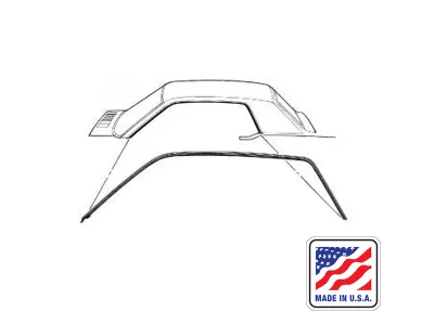 Uszczelka krawędzi dachu Coupe 1964-1966 USA