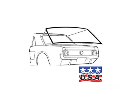 USZCZELKA SZYBY TYŁ 64-68 COUPE USA